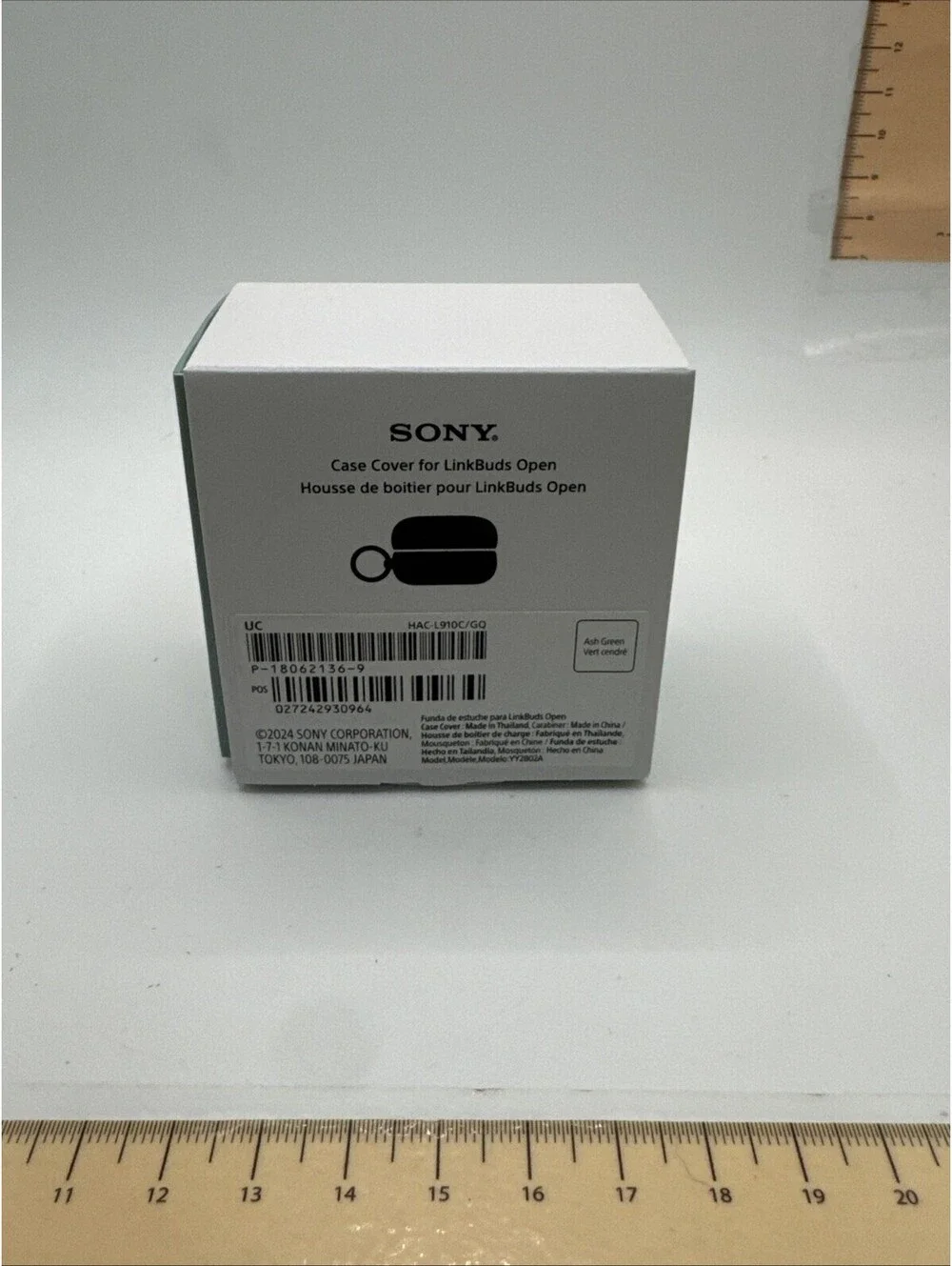Genuine Sony Case Cover for LinkBuds Open - Ash Green HACL910C/G Sealed